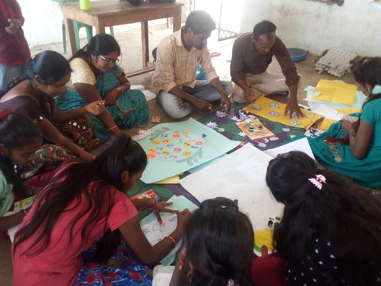Preparing TLM for a Village Learning Center session
