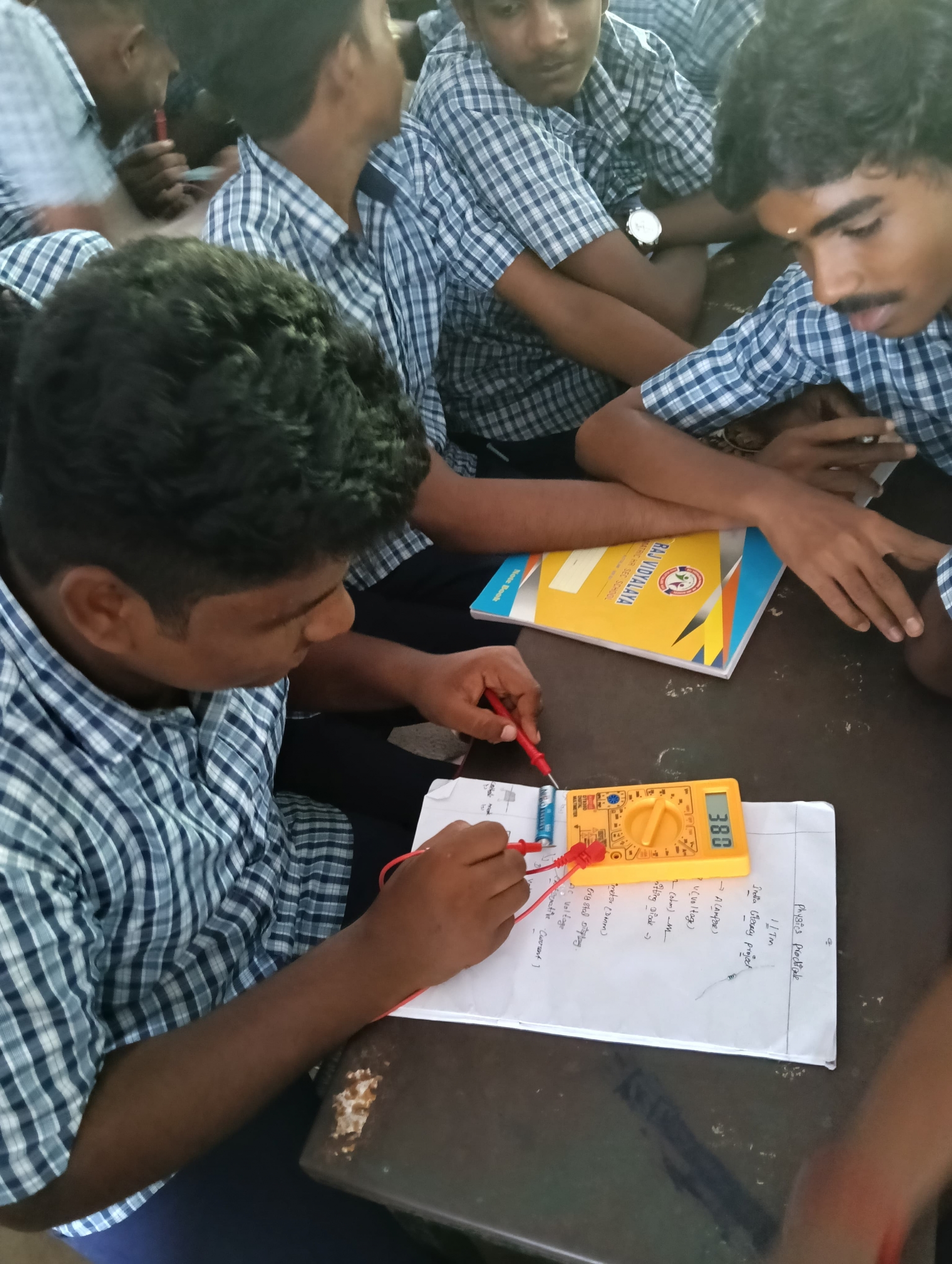 students learning basics