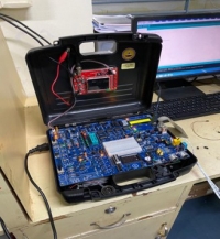 electtronics-kit IIT Madras electronics kit components laid out for a lesson